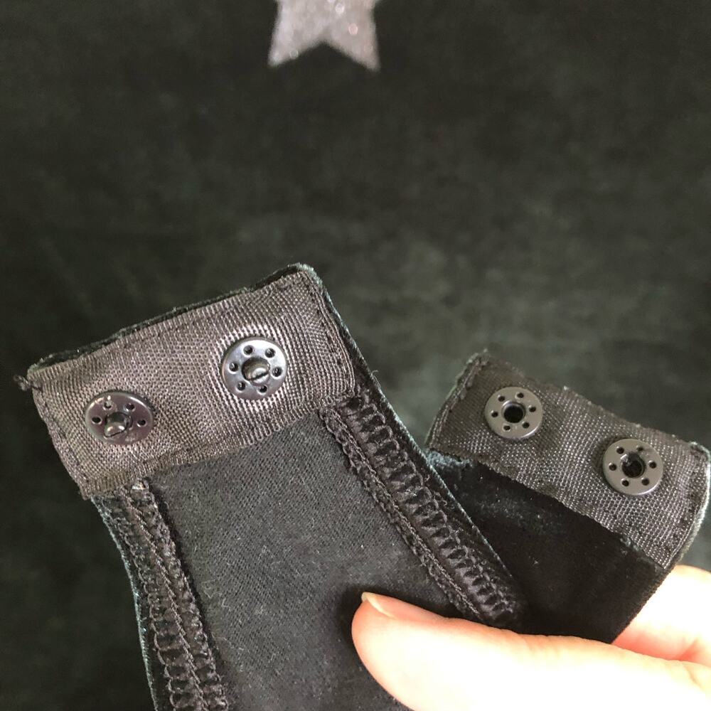 NWT Victoria's Secret Sport Size XS Dark Green Velvet Bodysuit Black Stars - Picture 5 of 8